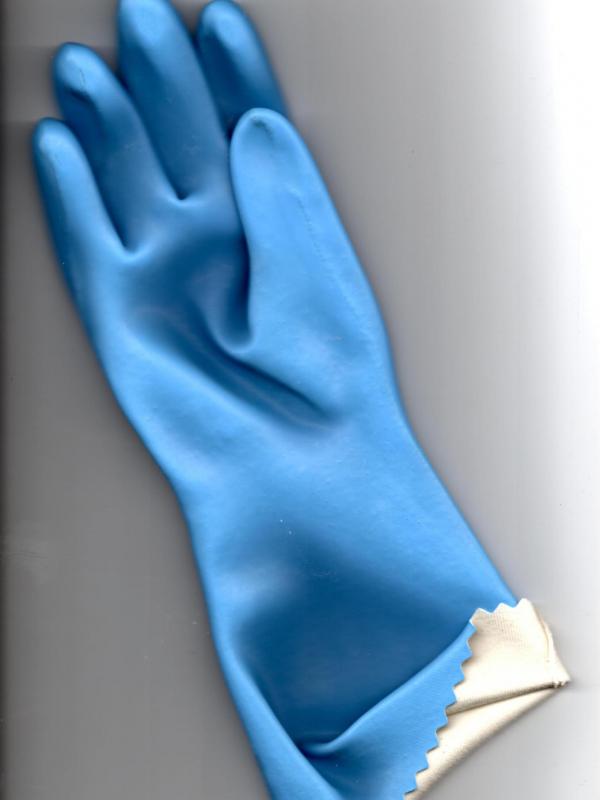 gant latex doublé coton LAT