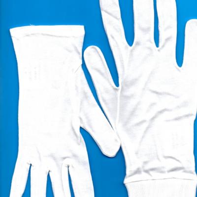 Sous gants de protection coton blancs